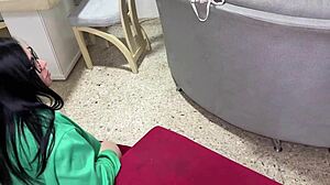 Petite step-cousin Estefani begs Crisanto999 anal therapy pounding