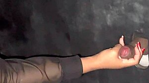 hot latina wife sucks strangers at swing house gloryhole till she orgasms