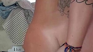 shoving vibrator deep ass come jerk off with me