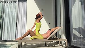 asian cowgirl rides hard 😍 tight pussy cums quick!