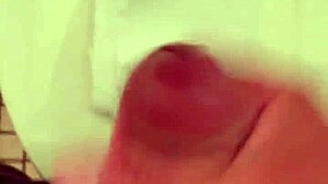 japanese solo masturbation leads to explosive cumshot!