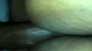 Homemade Big Black Cock Destroys Ebony Big Ass MILF Pussy