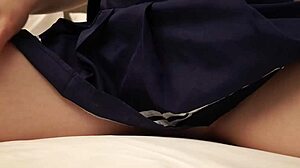 intriguing busty uniform babe pov cock sucking tease