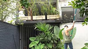 Brunette Milf Kataleya Gil Hires Muscular Lian Grey Passionately