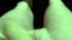 hey, steppin' outside naked at night feels so risky with that huge cock