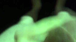 hey, steppin' outside naked at night feels so risky with that huge cock