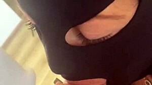 Red lipstick blowjob doggystyle