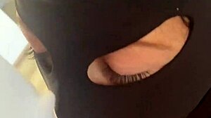 Red lipstick blowjob doggystyle