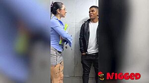 roma amor teases our black cock then bends over for rough doggystyle pounding