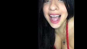 Latina amateur dances seductively homemade for you