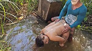 I went to rio with three friends they fucked my ass came inside