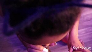 Lala Submissively Serves Deepthroat to Massive BBC in Cosplay Choke Fest