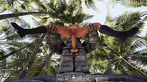 lara croft's big tits cave puzzle anal creampie hentai