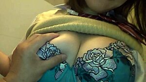 japan's hidden massage cam catches huge tits rubdown