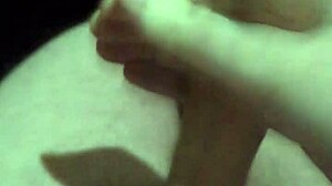 hey, steppin' outside naked at night feels so risky with that huge cock