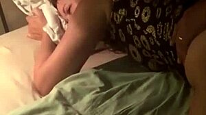 1407 clothed slut in black dress gold panties fucked doggystyle with dirty french rimjob talk