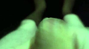 hey, steppin' outside naked at night feels so risky with that huge cock