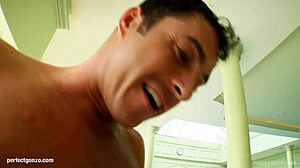 sandra b's huge tits bounce wildly in gonzo hardcore fuck