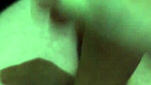 hey, steppin' outside naked at night feels so risky with that huge cock