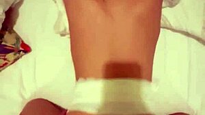 intimate asian teen couple rides cowgirl in passionate bedroom sex video