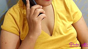 indian young sister in law pinky makes brother in law lick her tight pussy moaning dirty talk