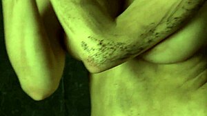 cute cosplay babe chained up fingers shaved pussy and boobs