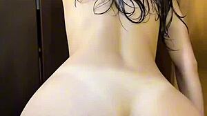 Big Ass College Coed Rides Cock Post-Shower Cowgirl