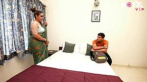 Devar Pounds Indian Bhabhi's Tight Pussy and Asshole Hard