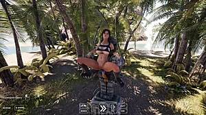 lara croft's big tits cave puzzle anal creampie hentai