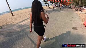 big ass thai teen amateur fucks tourist's monster cock pov
