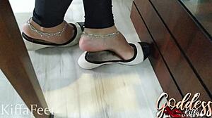 Dude, that hot teacher's sweaty bare feet get worshipped hard!