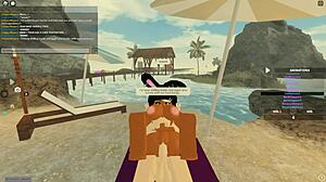 Blonde ebony big ass tits ride in wild threesome anal