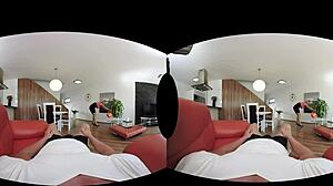 samantha jolie toys her pussy in hot vr action