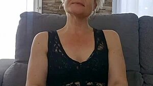 Mature Milf Teases in Sexy Lingerie Panties for Bold Beauty