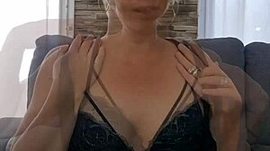 Mature Milf Teases in Sexy Lingerie Panties for Bold Beauty