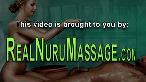 nuru masseuse sucks huge asian cock deep in hd 😘💦