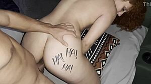 Homemade Redhead Bent Over Doggystyle Toyed Then Creampied Deep in Ass