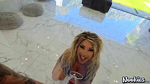 kitana sexbot belly stuffed creampied by fuck machine