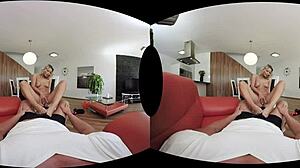 samantha jolie toys her pussy in hot vr action