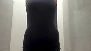 she squirts fountain wildly in public