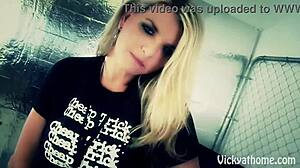 Vicky Vette Drowns Big Boobs in Emotional Cum Flood