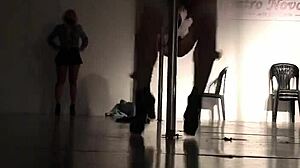 Argentine Doctorita's Steamy Pole Dance Strip in Hospital