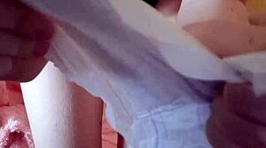 Chained Ebony Bunny Spreads Gaping Ass Pussy for Spanking Fingering