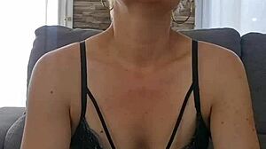 Mature Milf Teases in Sexy Lingerie Panties for Bold Beauty