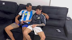 i couldn't resist my twink friend's teasing and fucked his tight ass outdoors pov