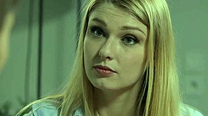 Kitana Lure Fucks Lucy Heart Pussy as Naughty Lesbian Boss Accountant Tease