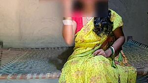 desi indian bhabhi in black salwar gets pussy hammered doggystyle hard