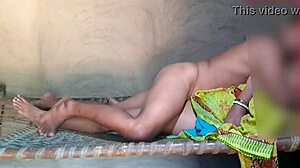 desi indian bhabhi in black salwar gets pussy hammered doggystyle hard