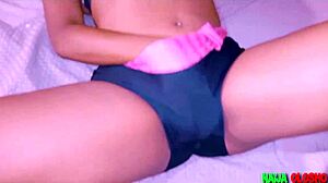 Sassy Ebony Girlfriend Fingers Pussy In Homemade POV Solo