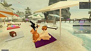 Blonde ebony big ass tits ride in wild threesome anal